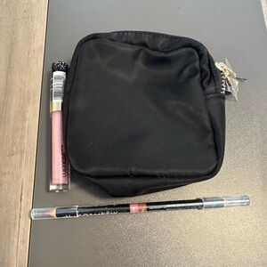 Pink Lilly Pouch With Make Up New